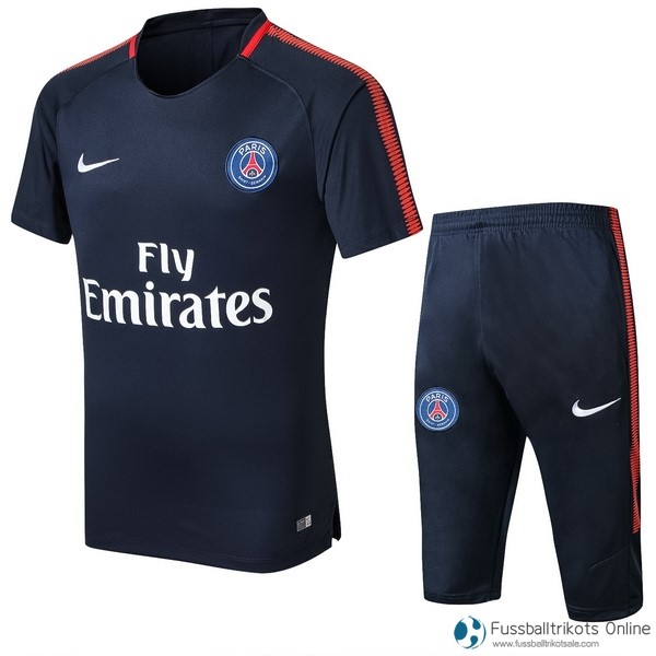 Paris Saint Germain Training Shirts Set Komplett 2017-18 Blau Fussballtrikots Günstig